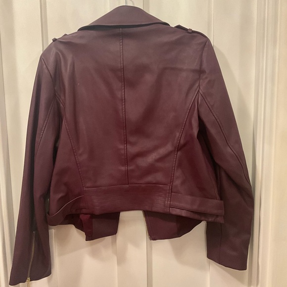 Michael Kors Faux Leather jacket Size L - Picture 2 of 3